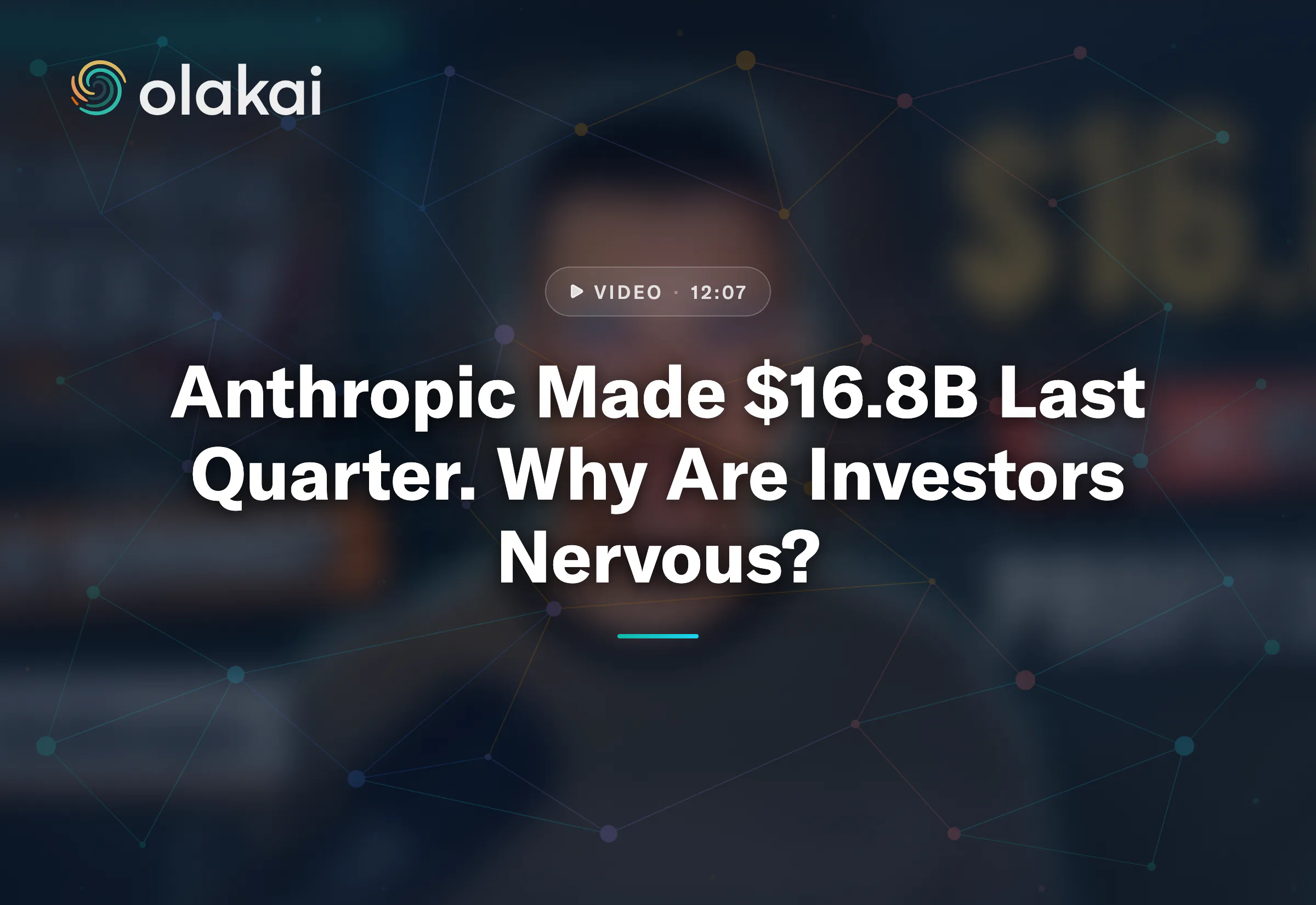 Enterprise AI Weekly EP17 video: Anthropic made $16.8B last quarter, why are investors nervous