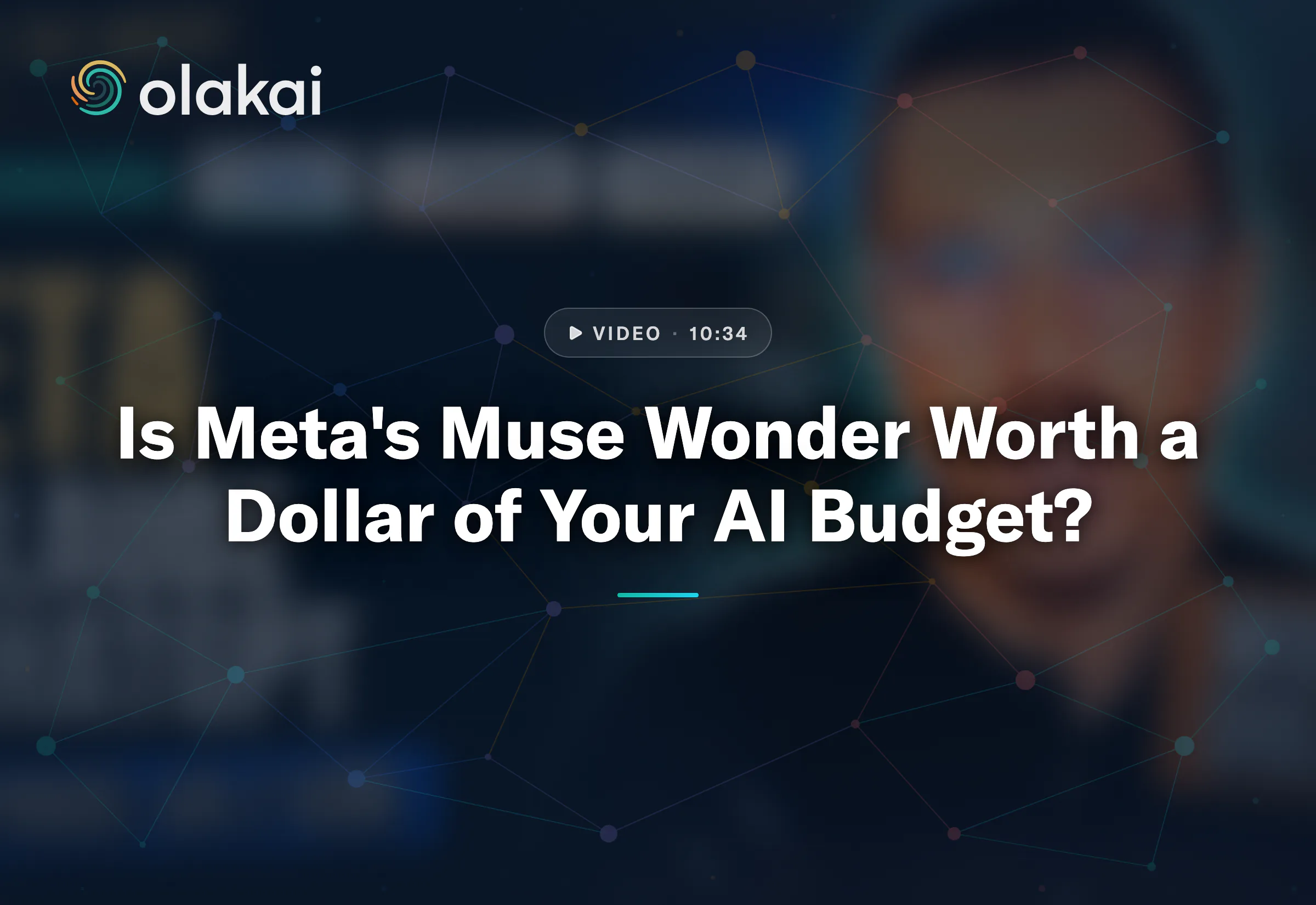 Video: Is Meta's Muse Wonder Worth a Dollar of Your AI Budget? AI ROI Series episode 28 with Paul Brzozowski